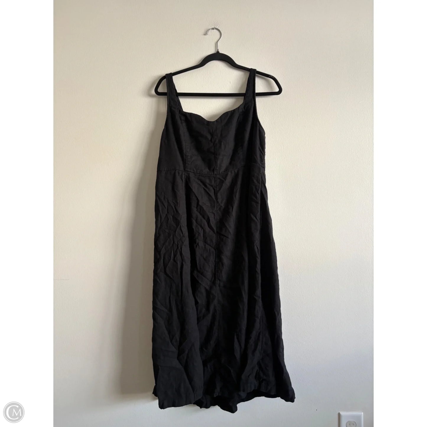 Dress Casual Midi By Old Navy In Black, Size: Xl