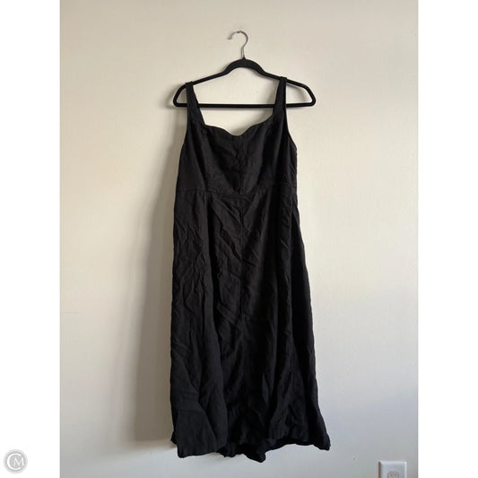 Dress Casual Midi By Old Navy In Black, Size: Xl