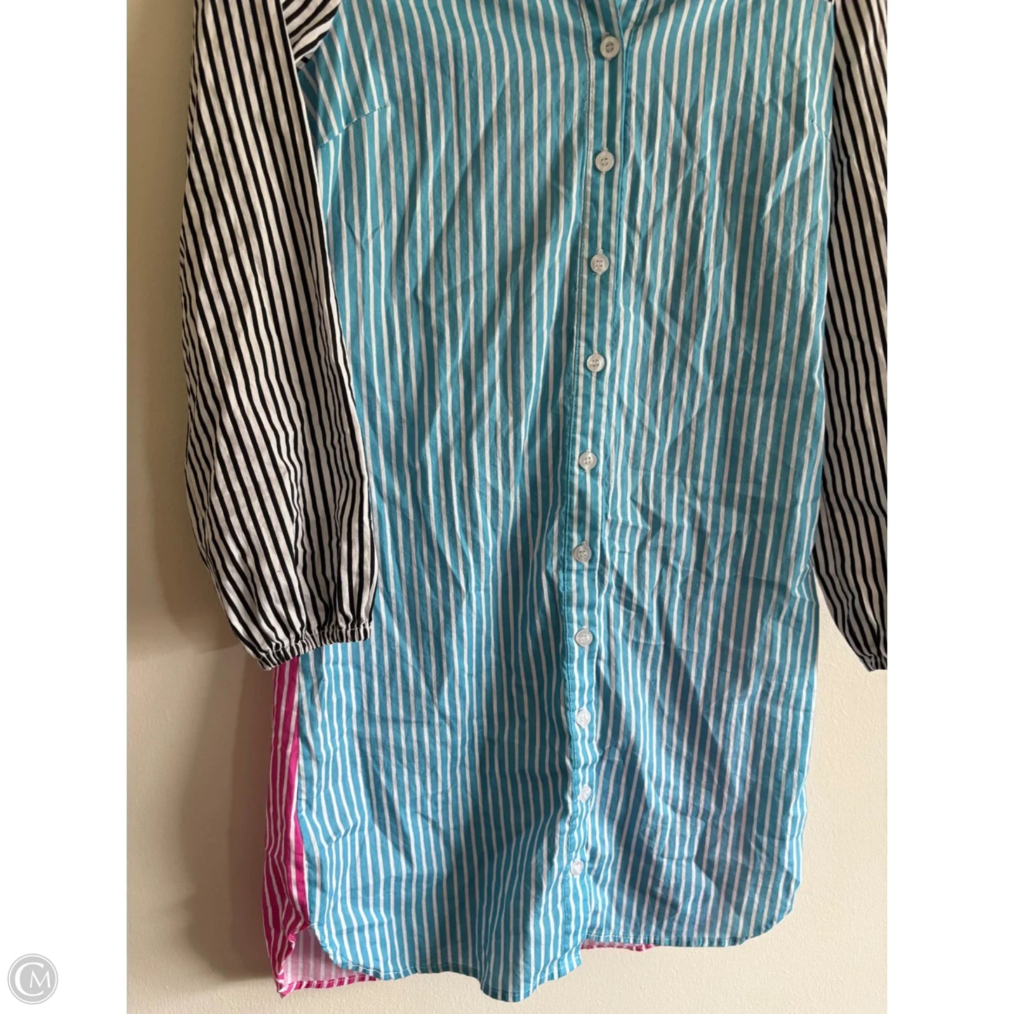 Dress Casual Short By New York And Co In Striped Pattern, Size: Xs