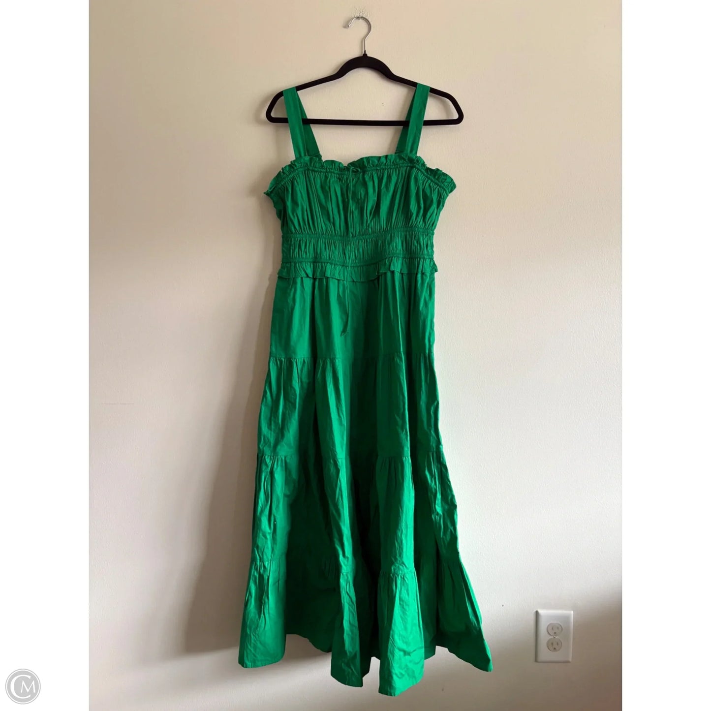 Dress Casual Maxi By Chelsea And Theodore In Green, Size: M