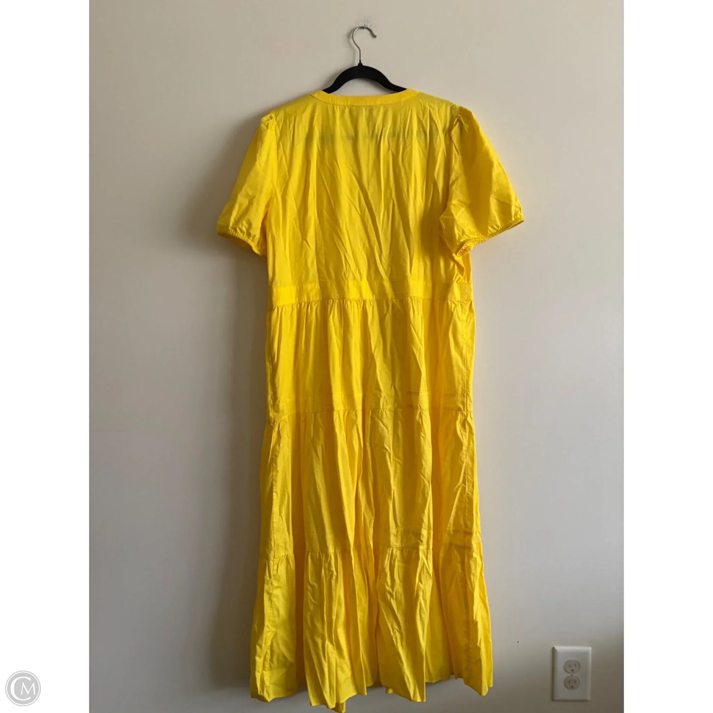 Dress Casual Maxi By Loft In Yellow, Size: 18
