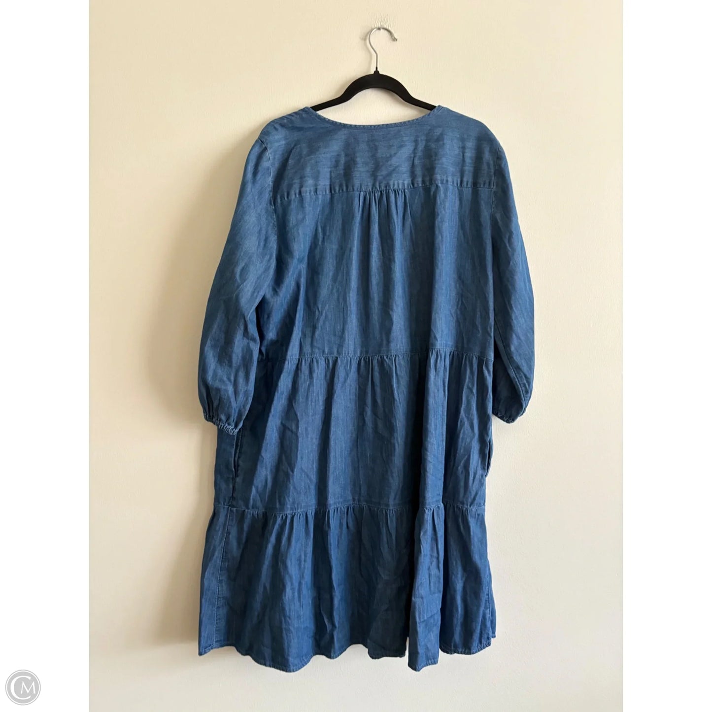 Dress Casual Maxi By Talbots In Blue, Size: Xl