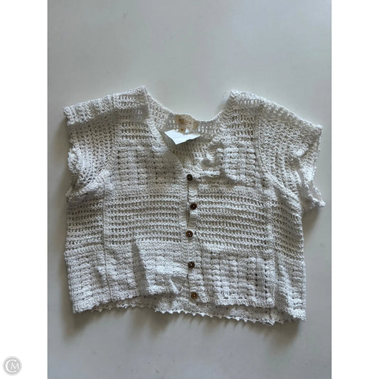 Top Short Sleeve By rebellion again In White, Size: M