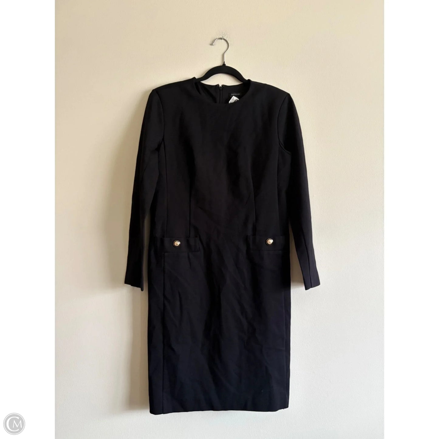 Dress Party Midi By Ann Taylor In Black, Size: 6