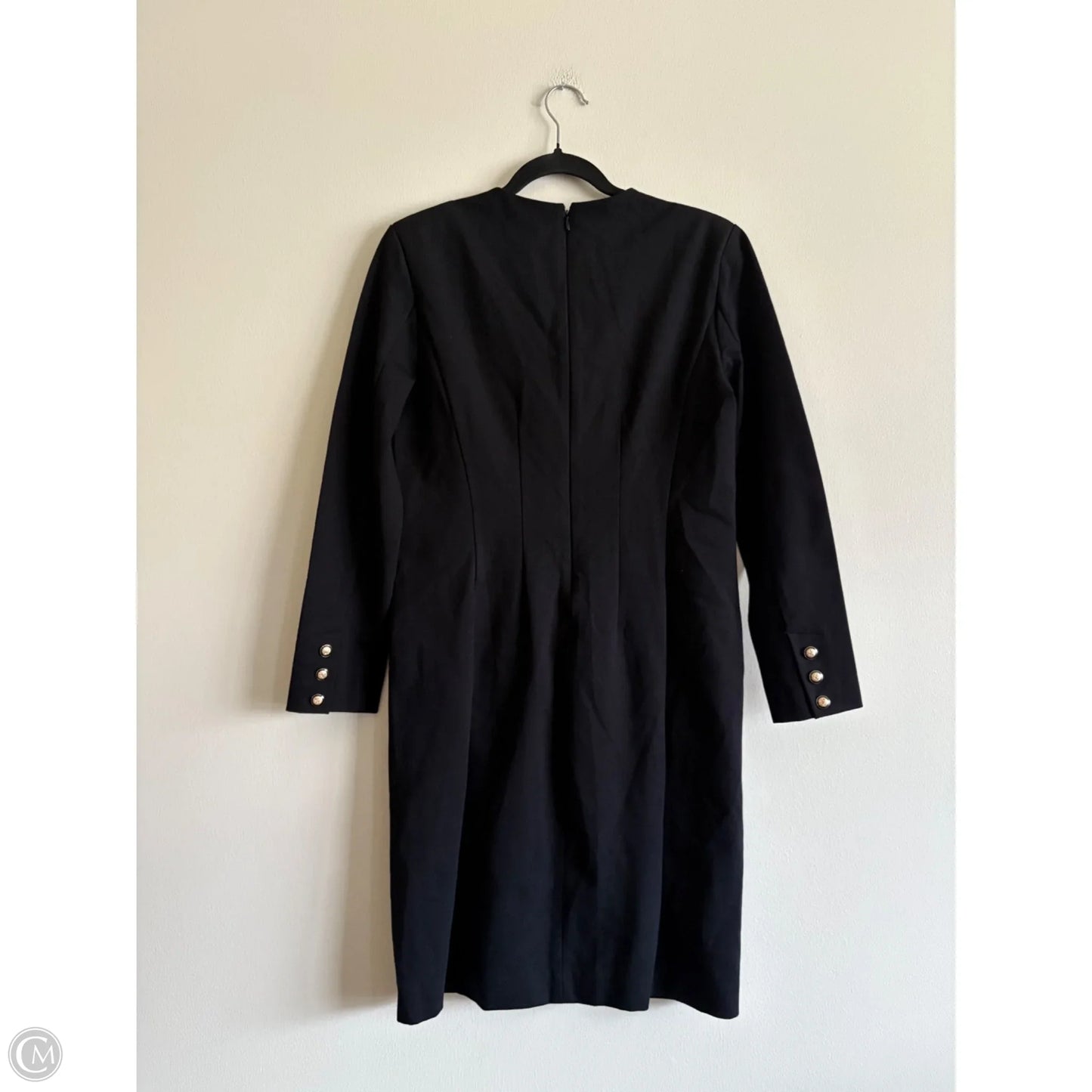 Dress Party Midi By Ann Taylor In Black, Size: 6