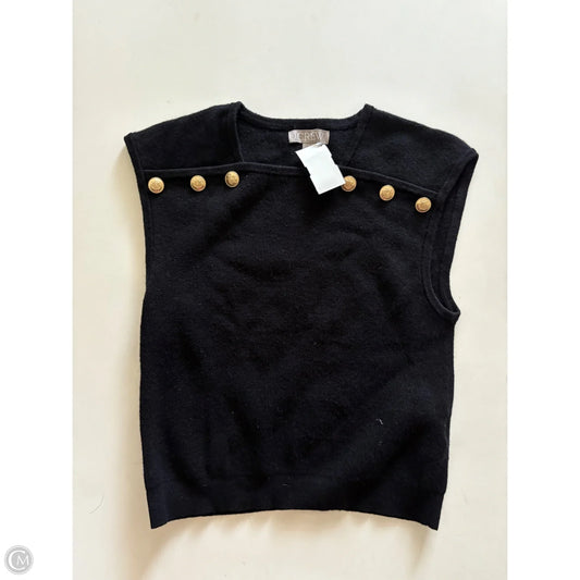 Top Sleeveless By J. Crew In Black, Size: M