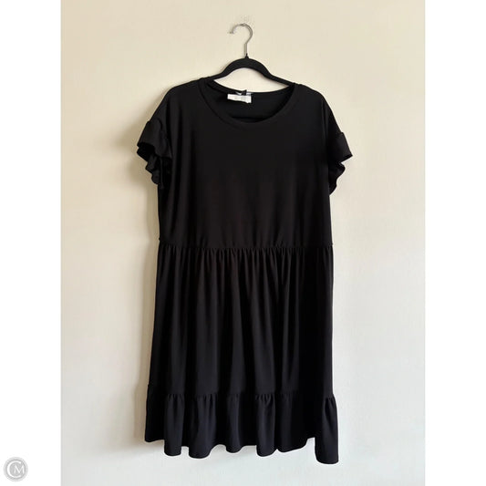 Dress Casual Midi By Express In Black, Size: Xl