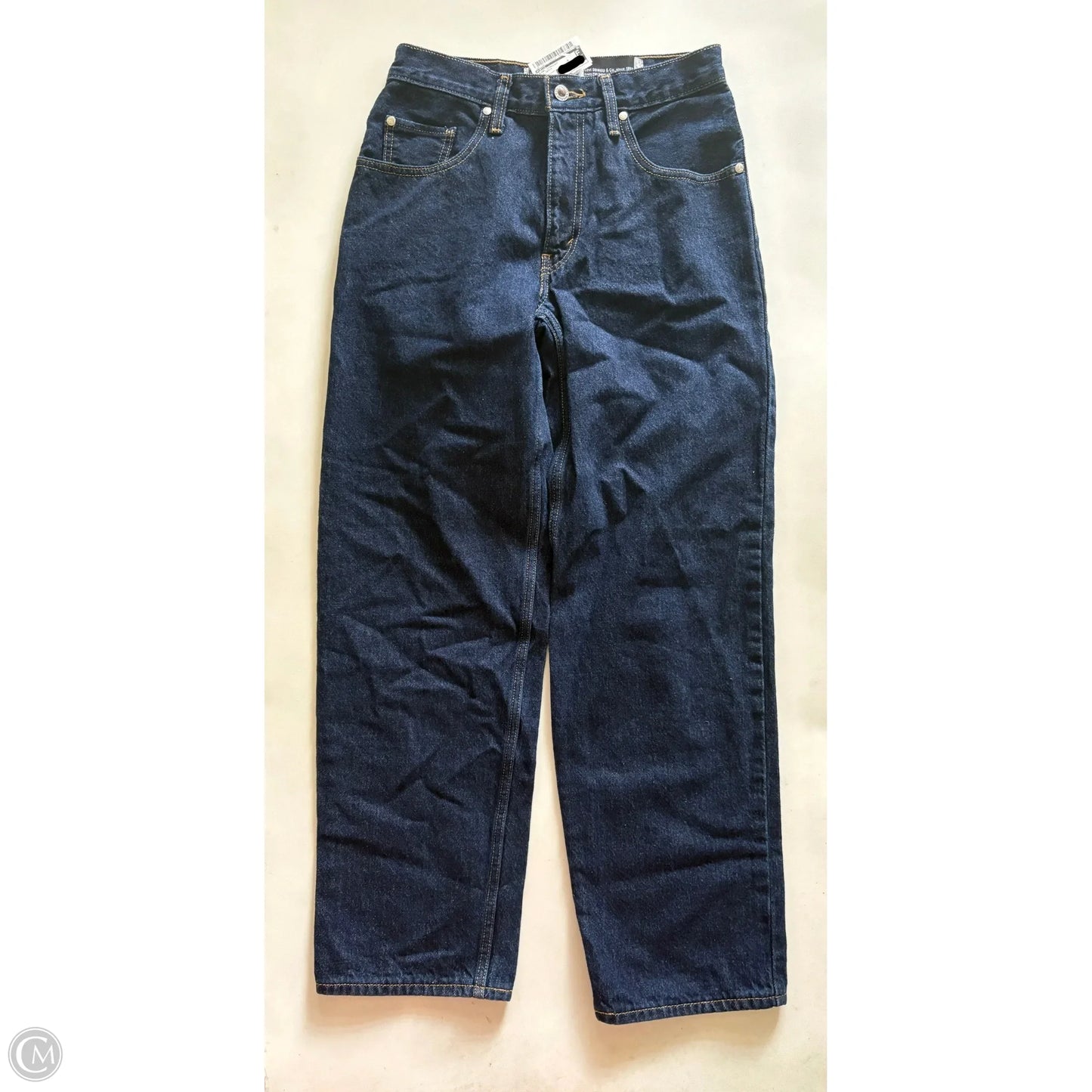 Jeans Straight By Levis In Blue Denim, Size: 4