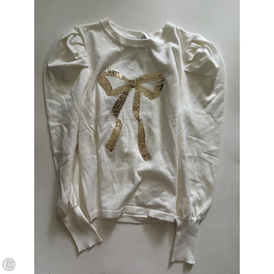 Sweater By New York And Co In White, Size: M