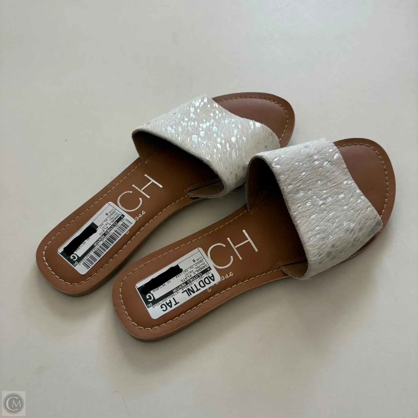 Sandals Flats By beach by matisse In Animal Print, Size: 8