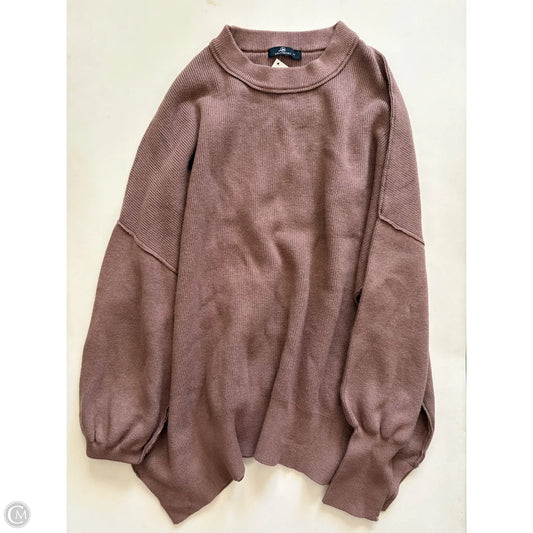 Sweater By Lillusory In Brown, Size: L
