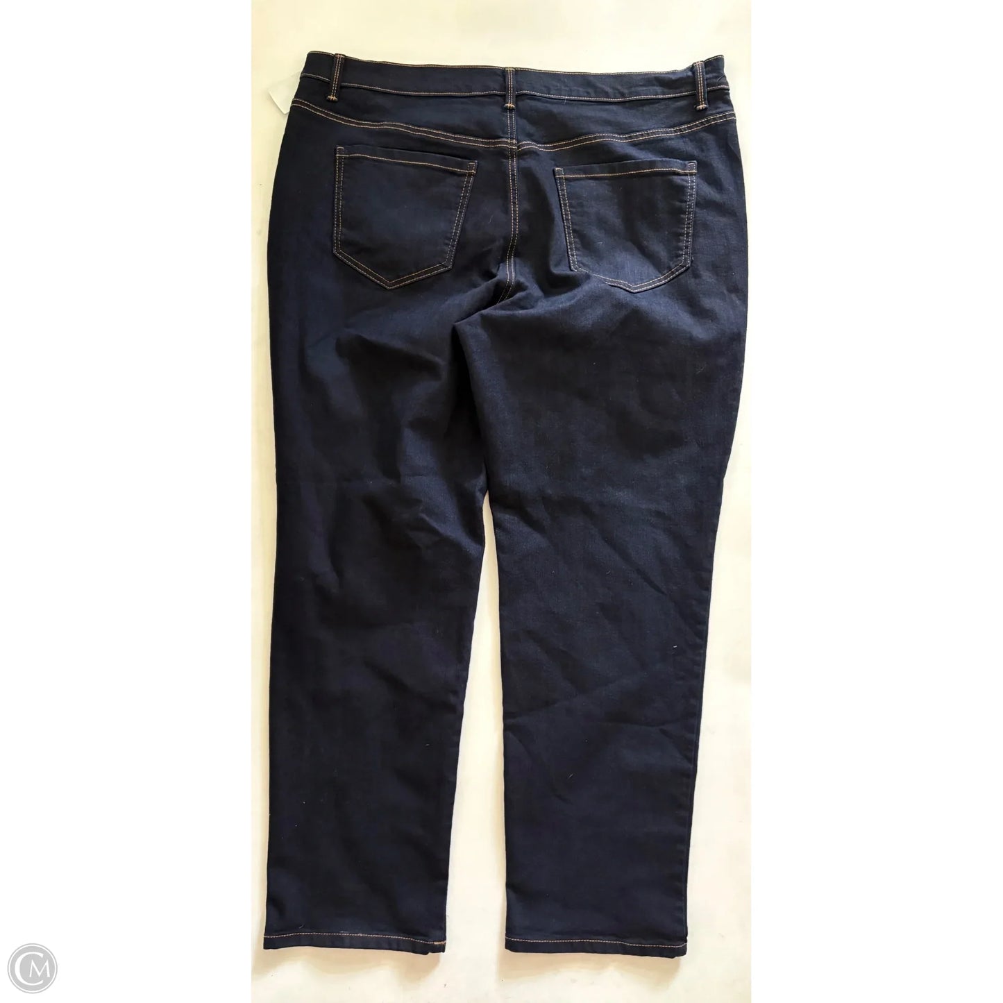 Jeans Straight By Gloria Vanderbilt In Blue, Size: 18