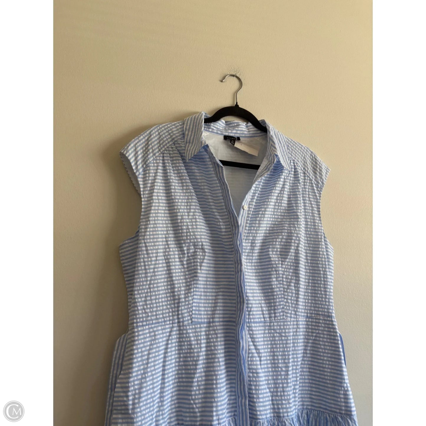 Dress Casual Maxi By Talbots In Blue, Size: 16