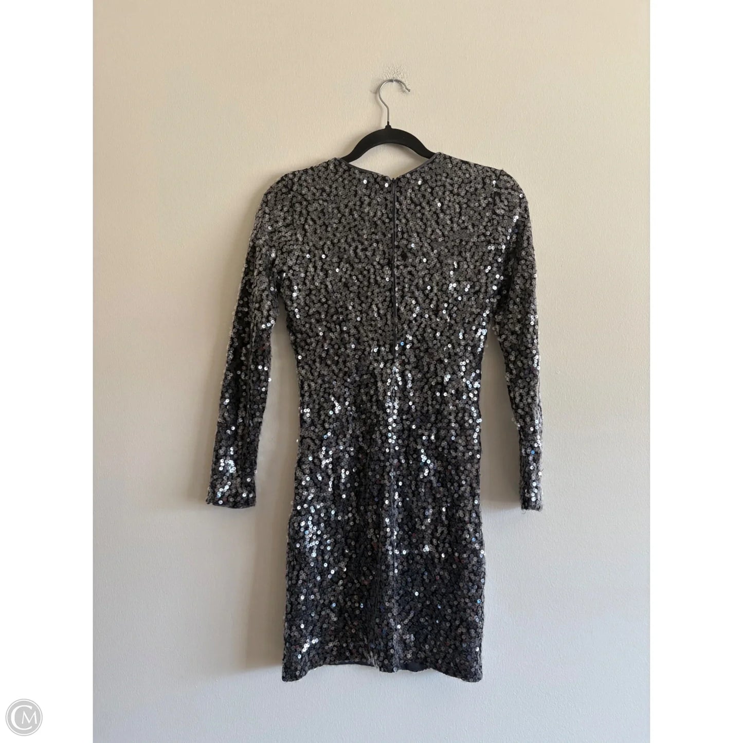 Dress Party Short By MAIA In Grey & Silver, Size: 2