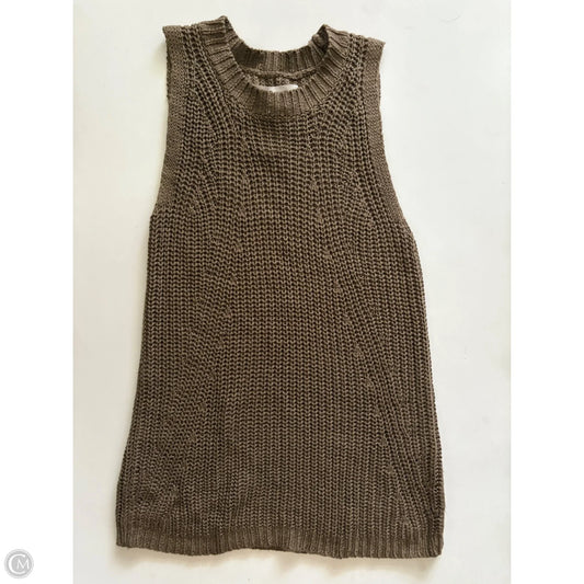 Sweater Short Sleeve By Loft In Green, Size: S