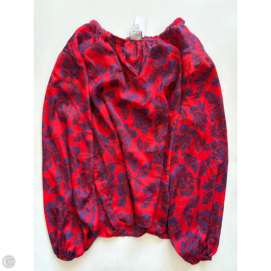 Top Long Sleeve By Chicos In Red, Size: 3x