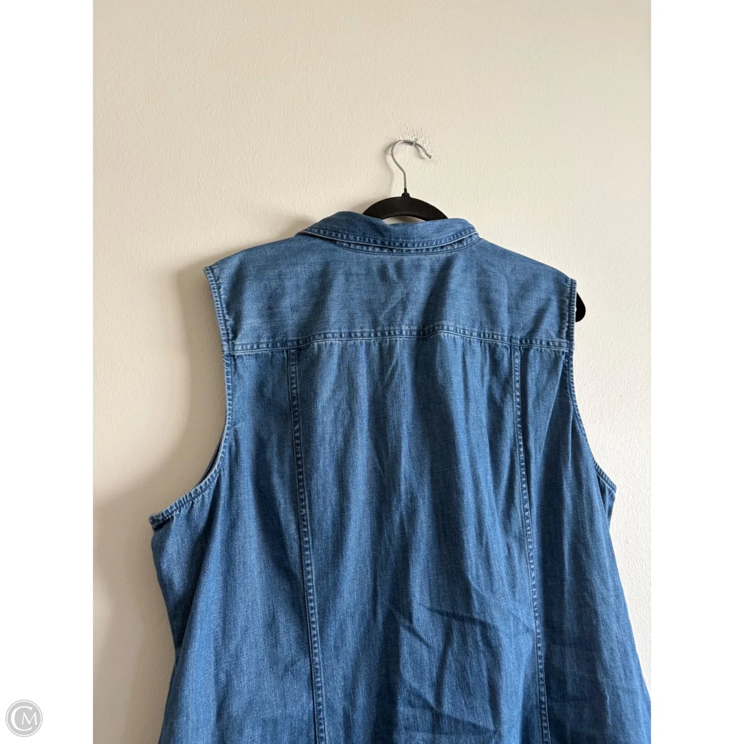 Dress Casual Short By Banana Republic In Blue Denim, Size: Xxl