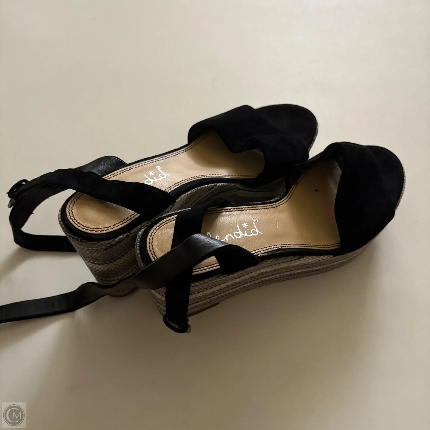 Shoes Heels Wedge By Splendid In Black, Size: 8