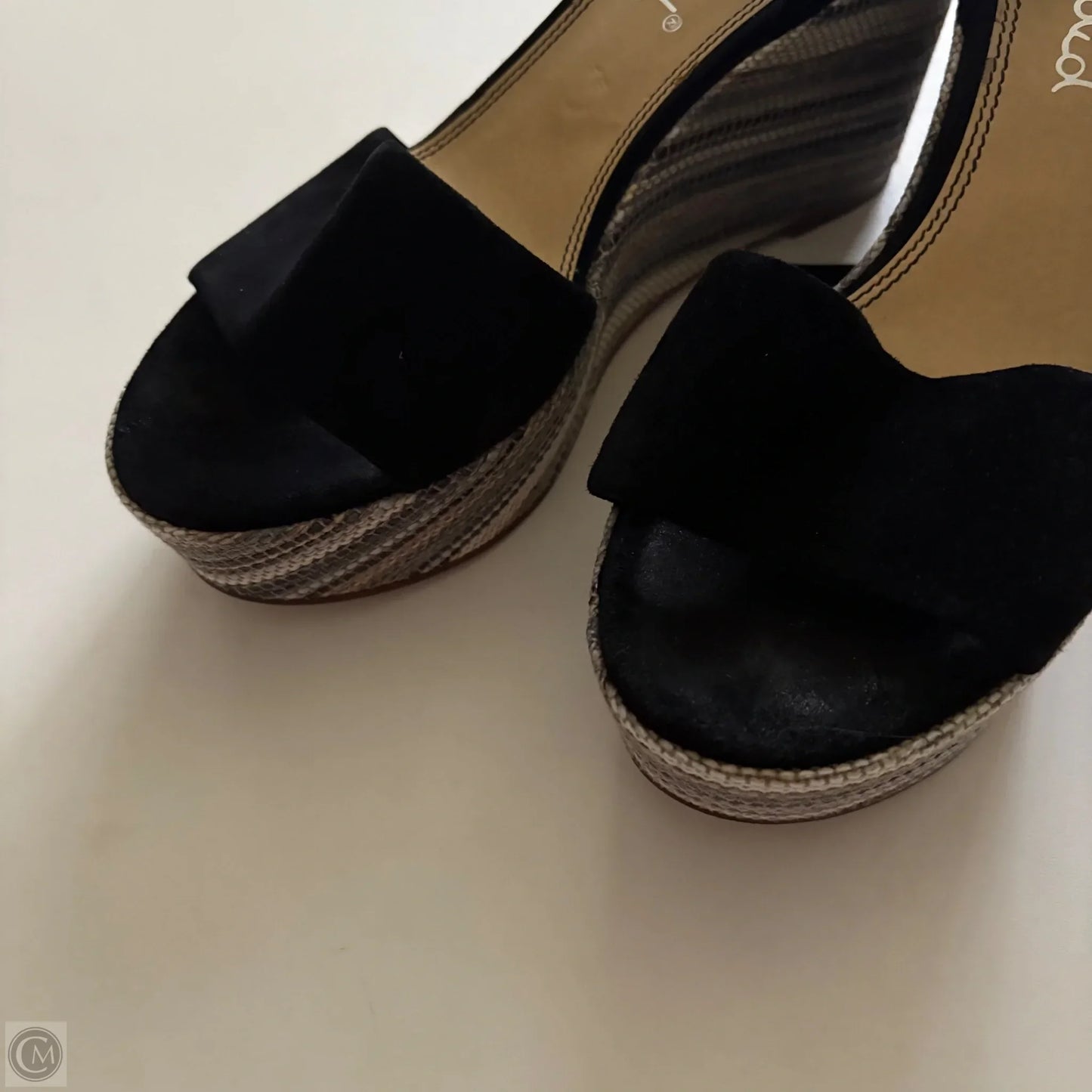 Shoes Heels Wedge By Splendid In Black, Size: 8