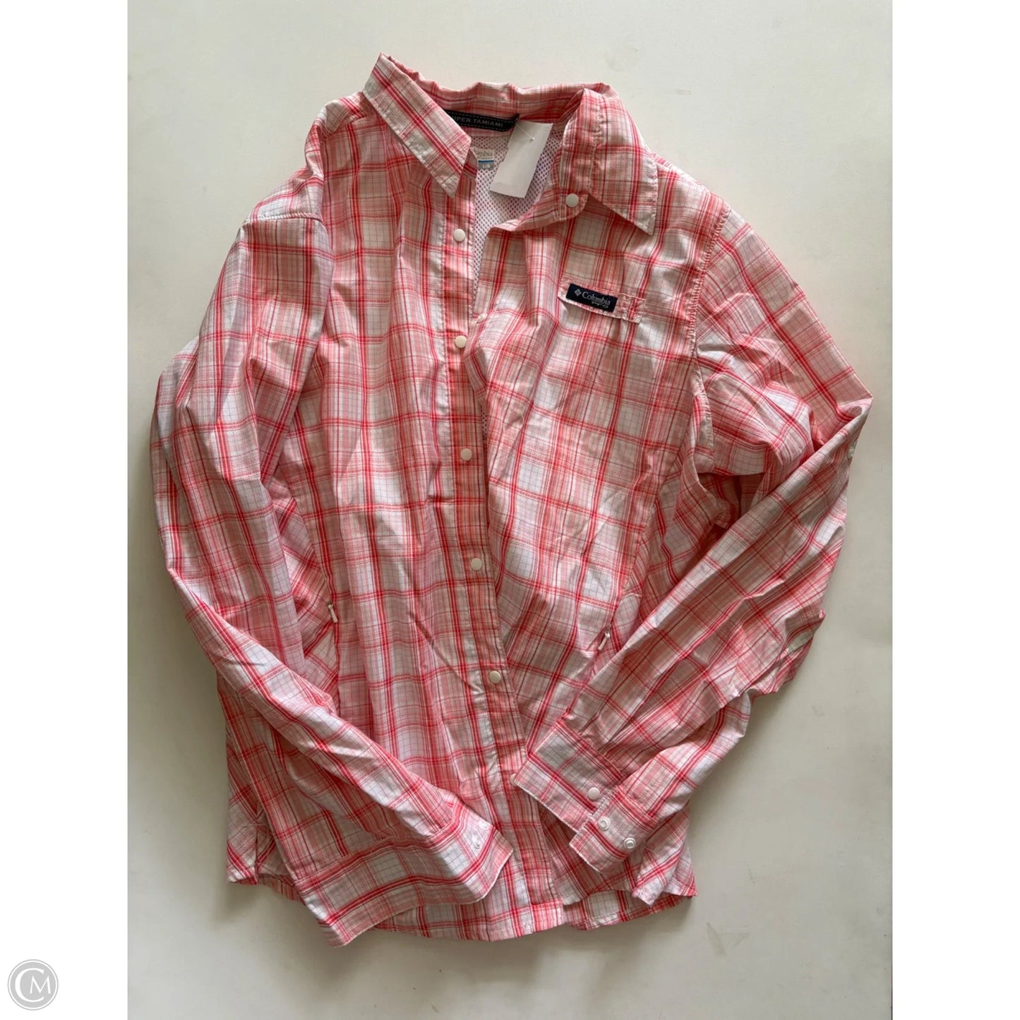 Top Long Sleeve By Columbia In Orange, Size: L
