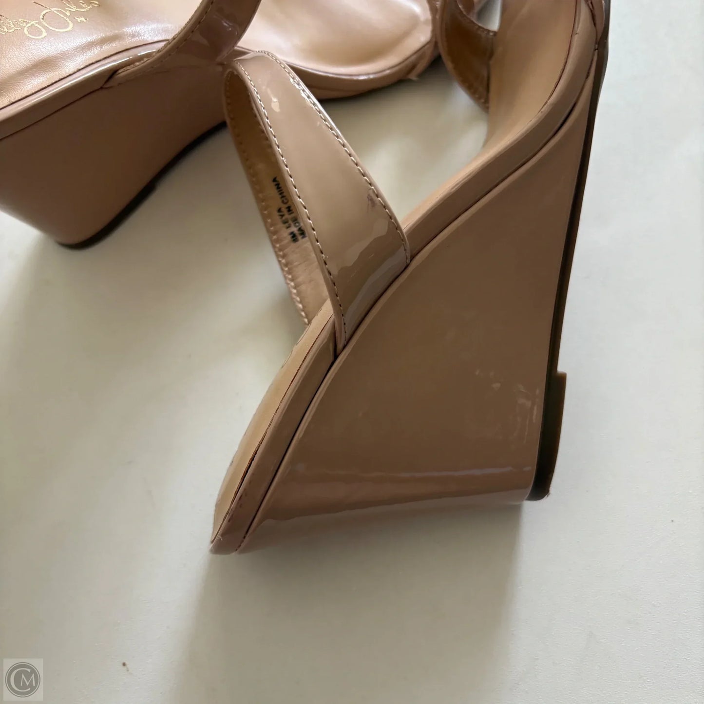Shoes Heels Wedge By Sincerely Jules In Beige, Size: 8