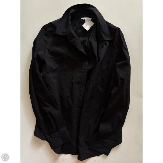 Top Long Sleeve By Time And Tru In Black, Size: L
