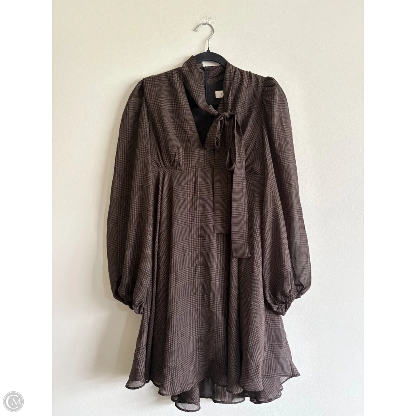 Dress Party Midi By Taylor In Brown, Size: 2