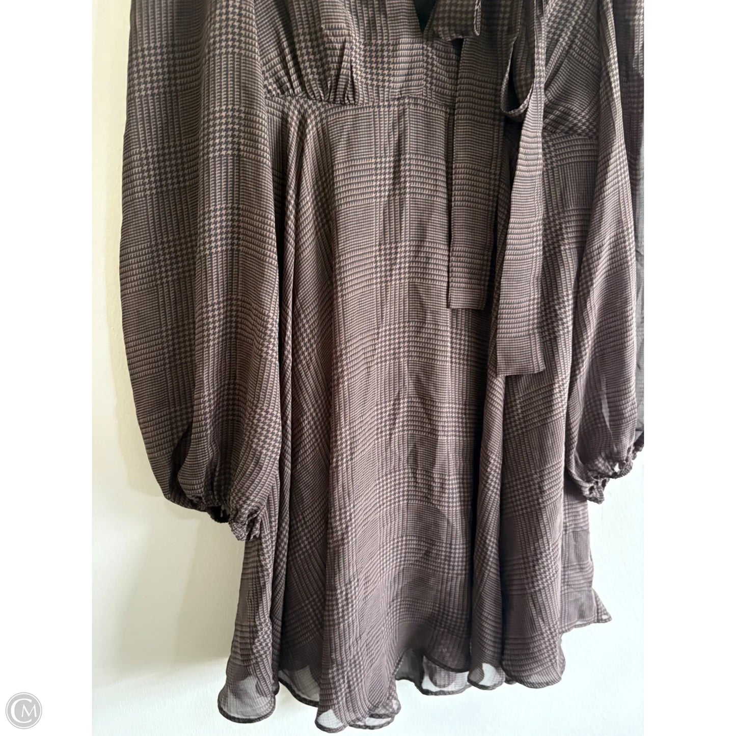 Dress Party Midi By Taylor In Brown, Size: 2