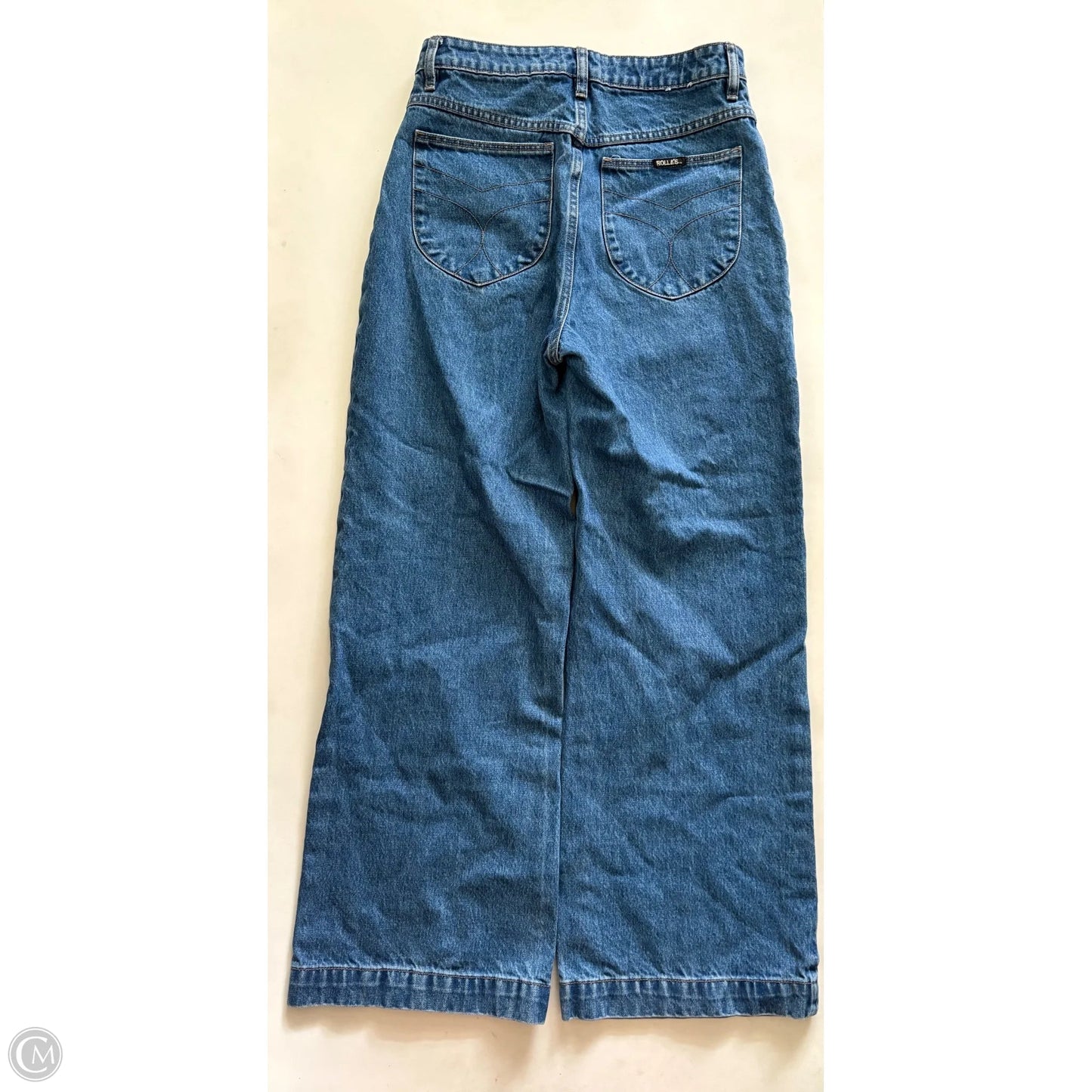 Jeans Wide Leg By Rollas In Blue, Size: 8