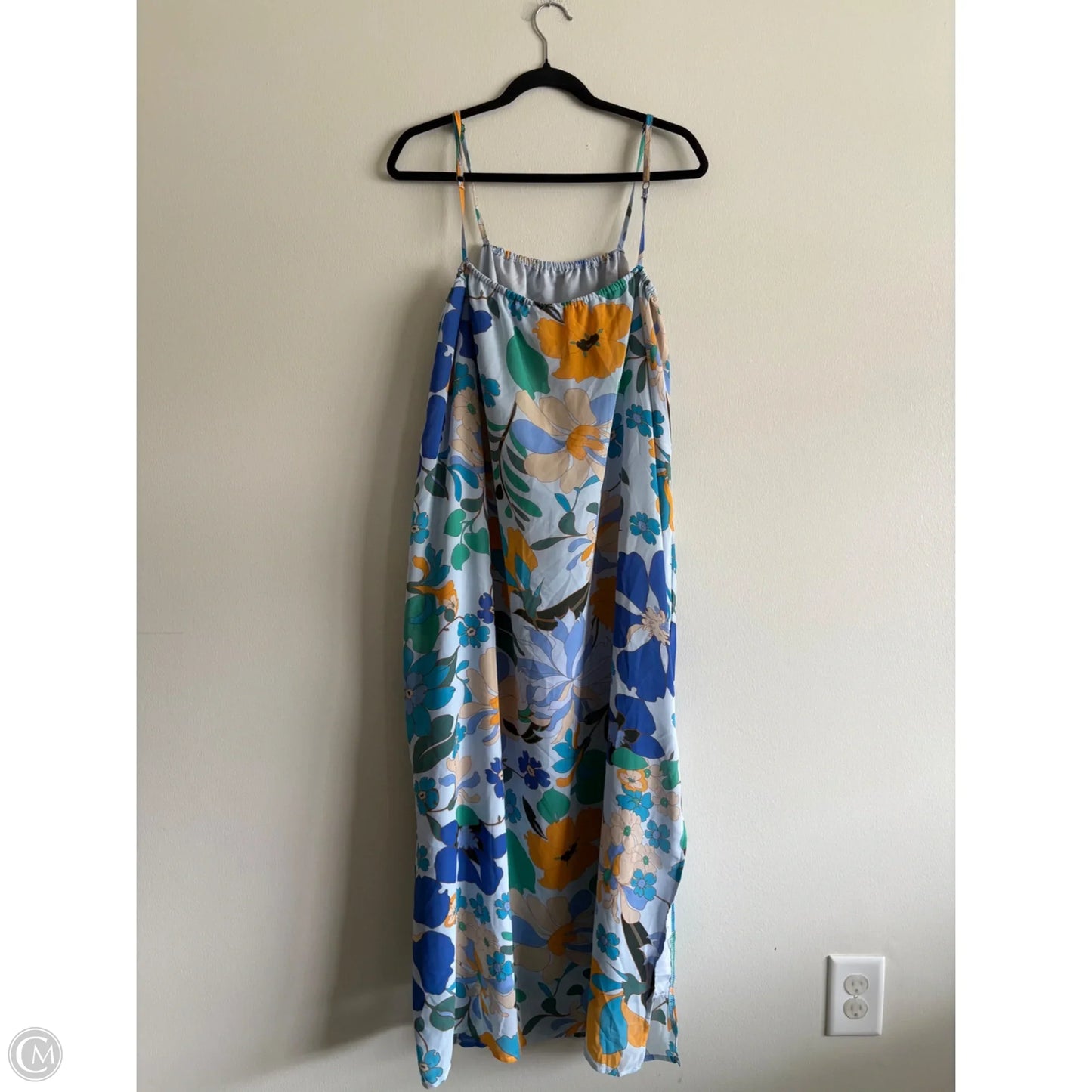 Dress Casual Maxi By grace & emma In Blue, Size: Xxl