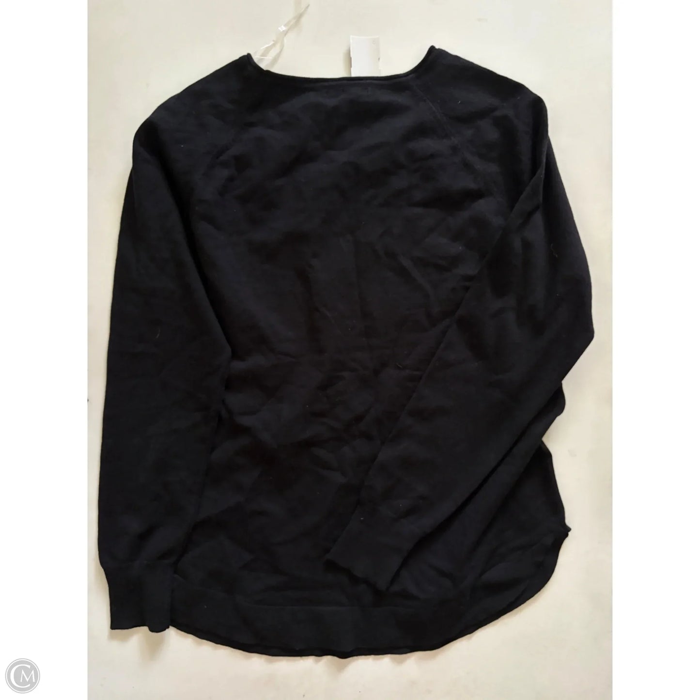 Top Long Sleeve By Staccato In Black, Size: M