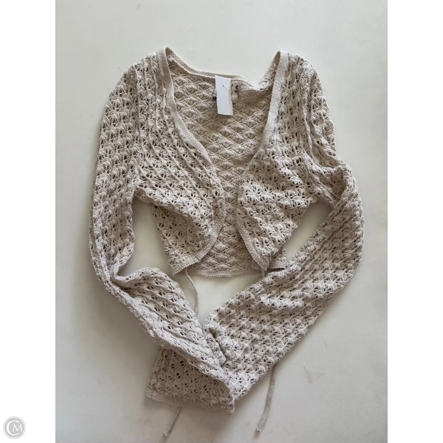 Cardigan By Hippie Rose In Beige, Size: S