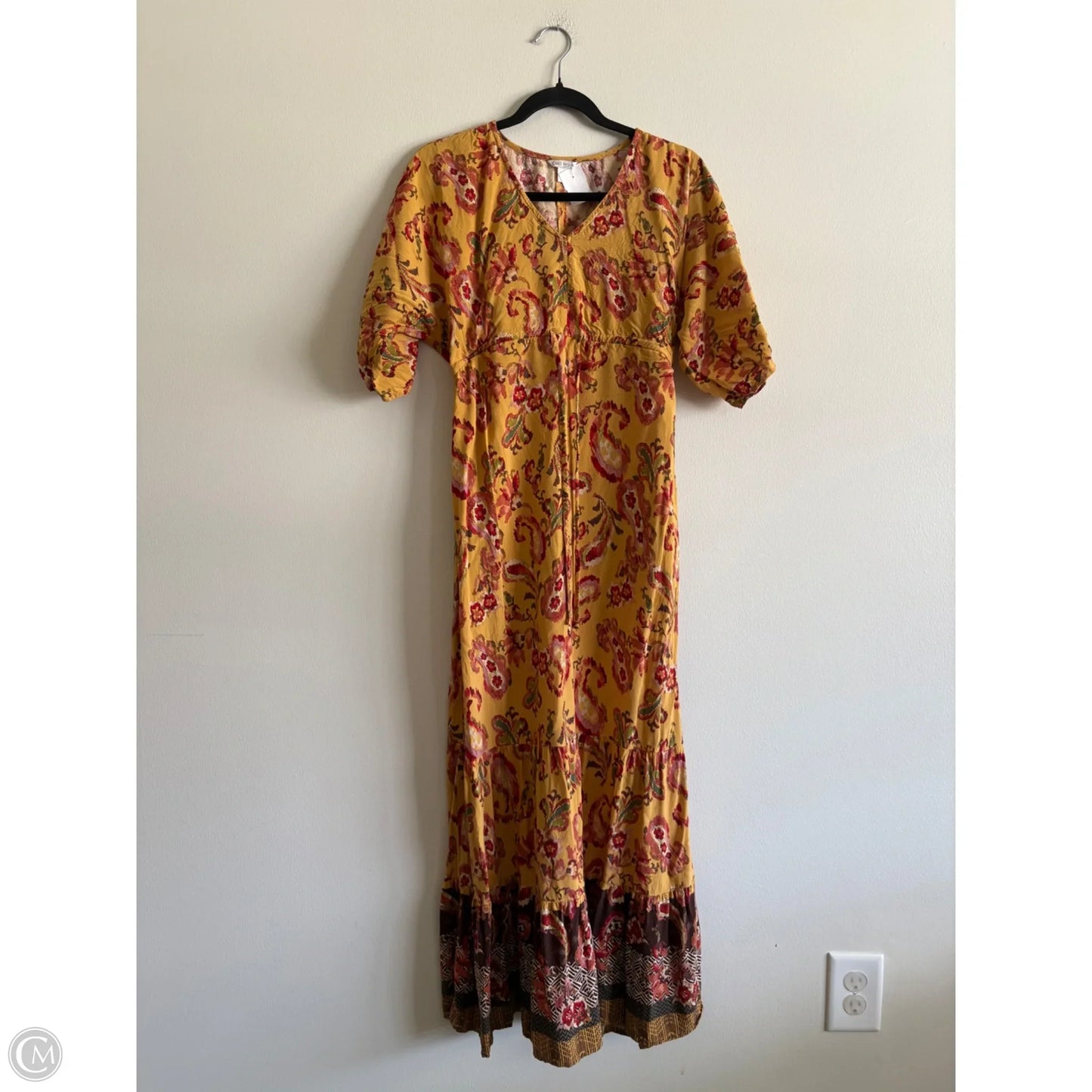 Dress Casual Maxi By Cato In Yellow, Size: Xsp
