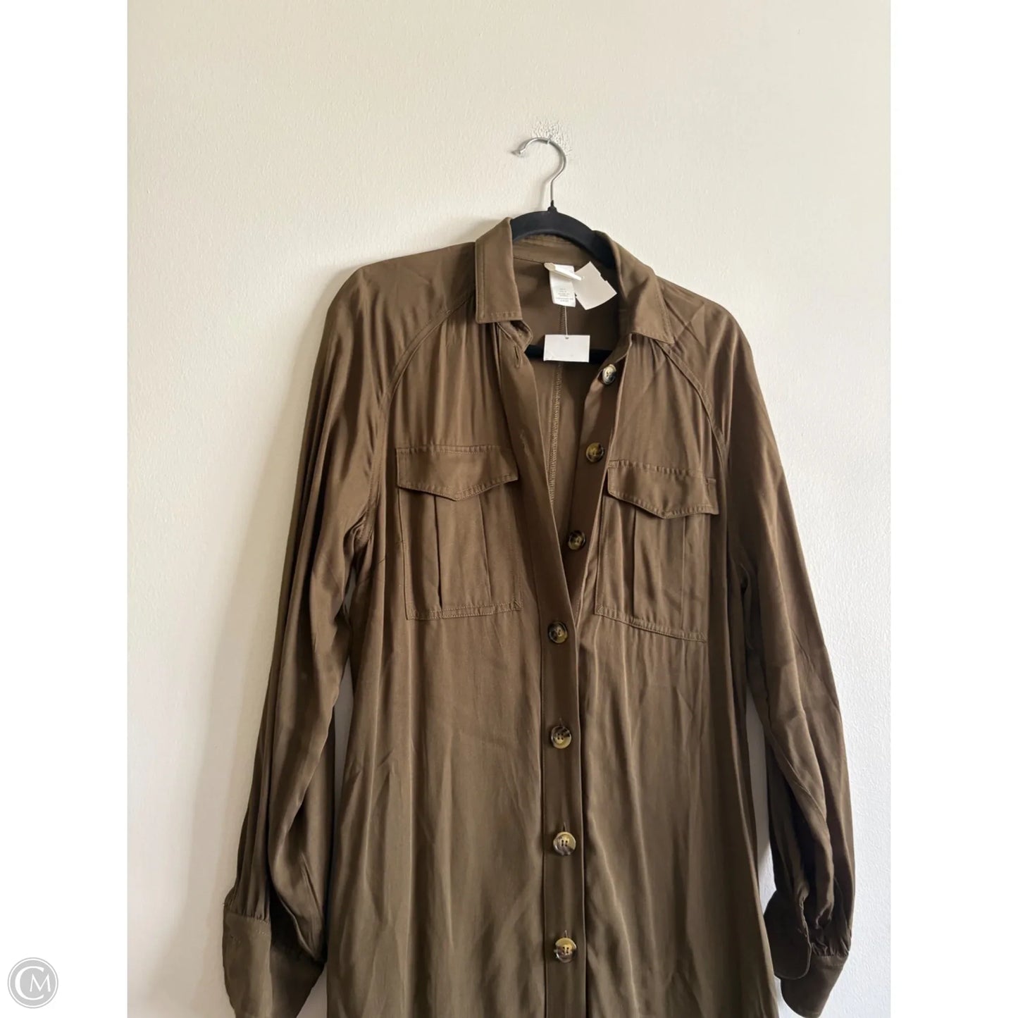 Dress Casual Maxi By H&m In Green, Size: 4
