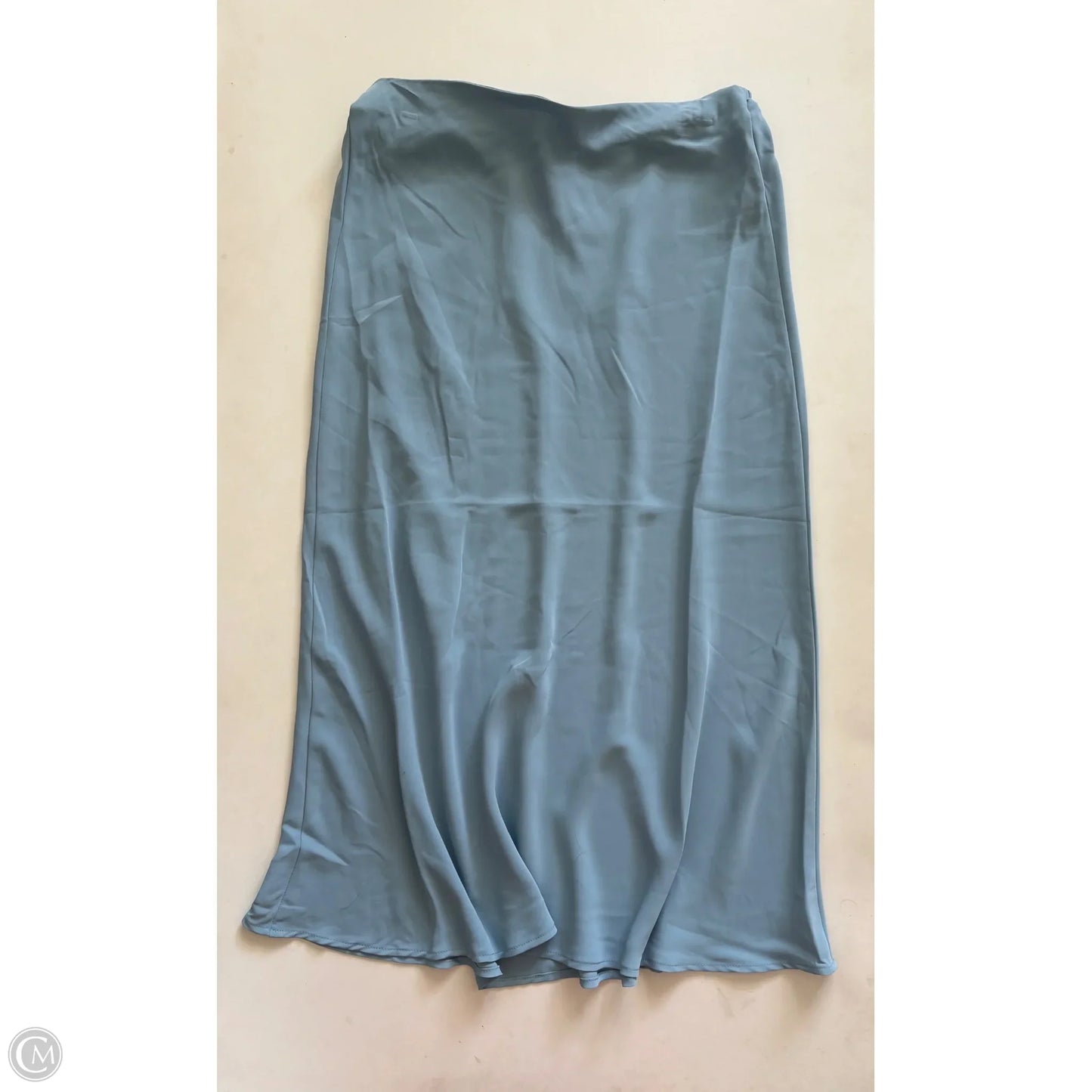 Skirt Midi By Time And Tru In Blue, Size: S