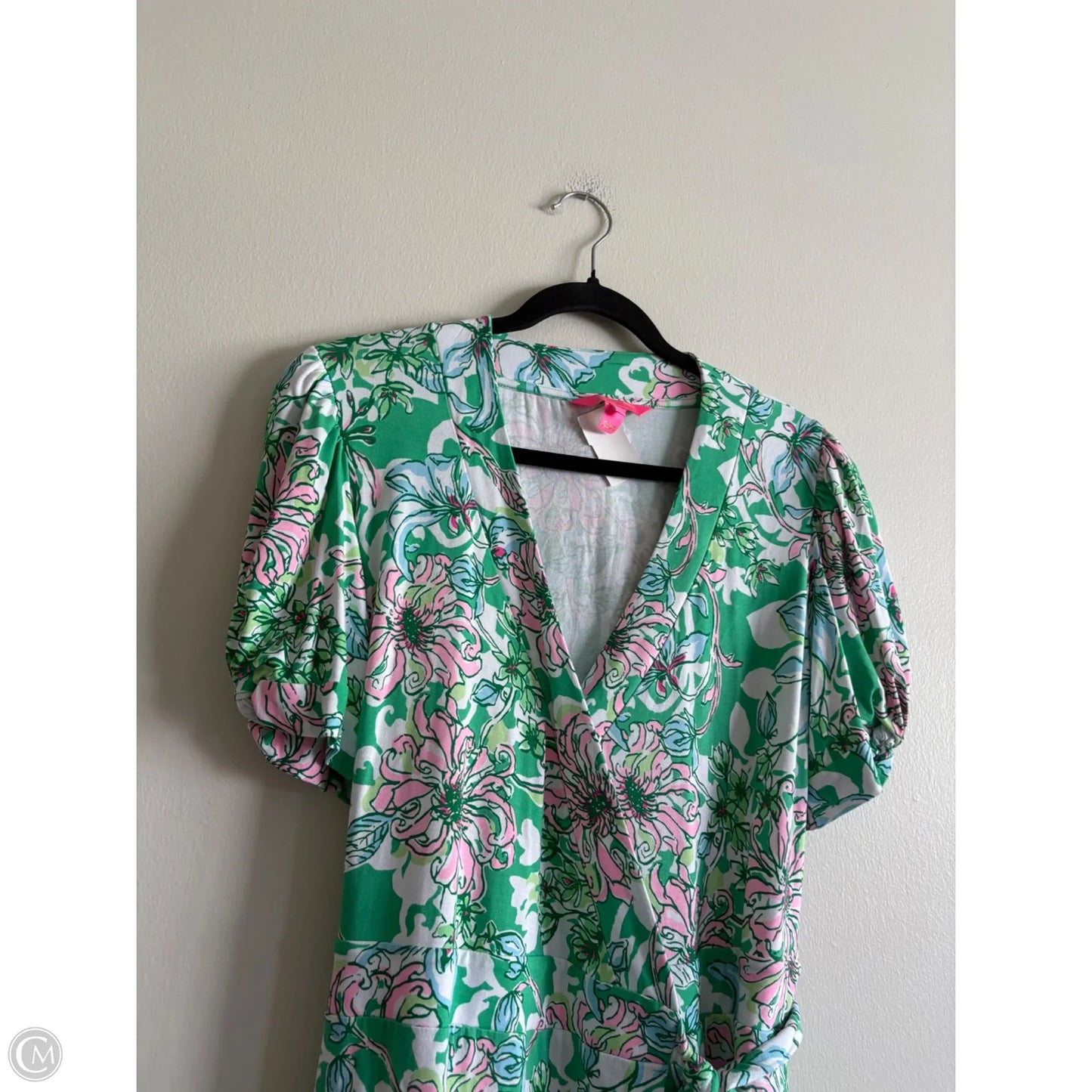 Dress Designer By Lilly Pulitzer In Floral Print, Size: L