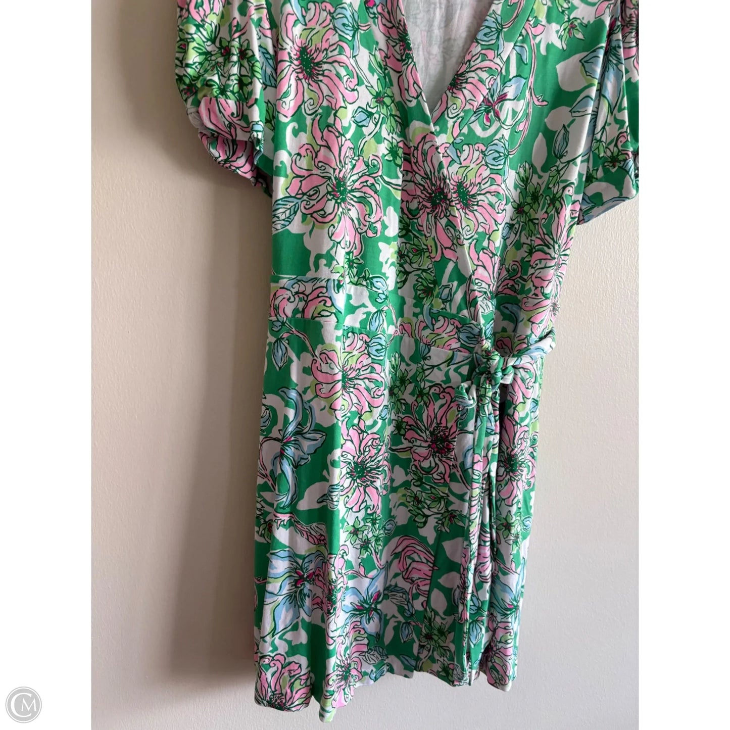 Dress Designer By Lilly Pulitzer In Floral Print, Size: L