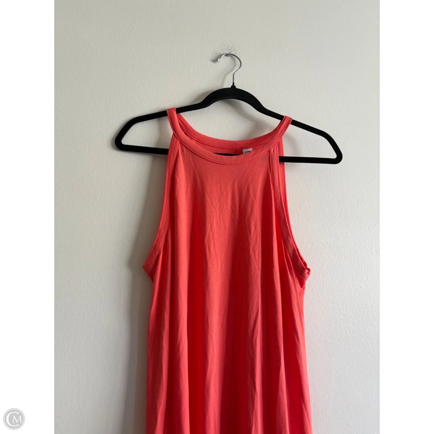 Dress Casual Midi By Old Navy In Orange, Size: L