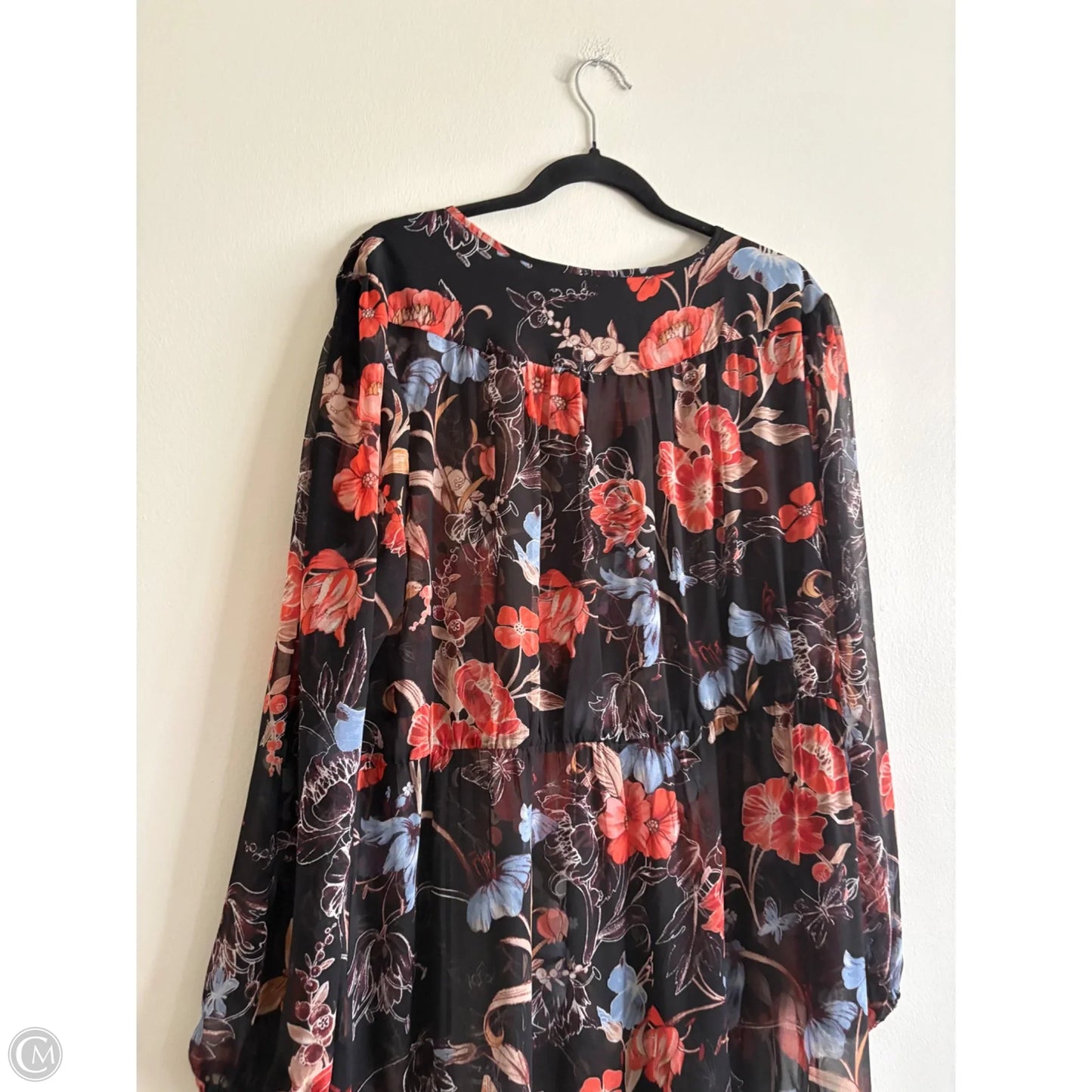 Dress Casual Maxi By Who What Wear In Floral Print, Size: Xxl