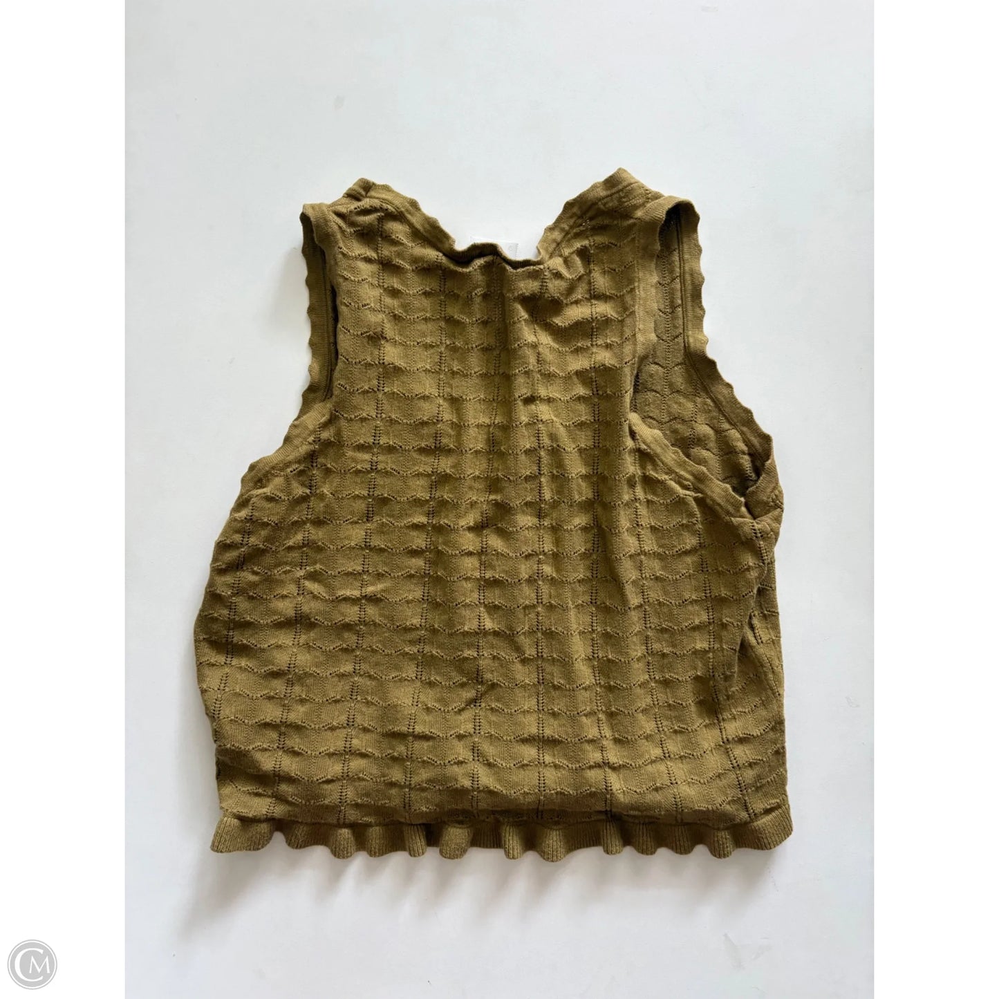 Top Sleeveless By Old Navy In Green, Size: L
