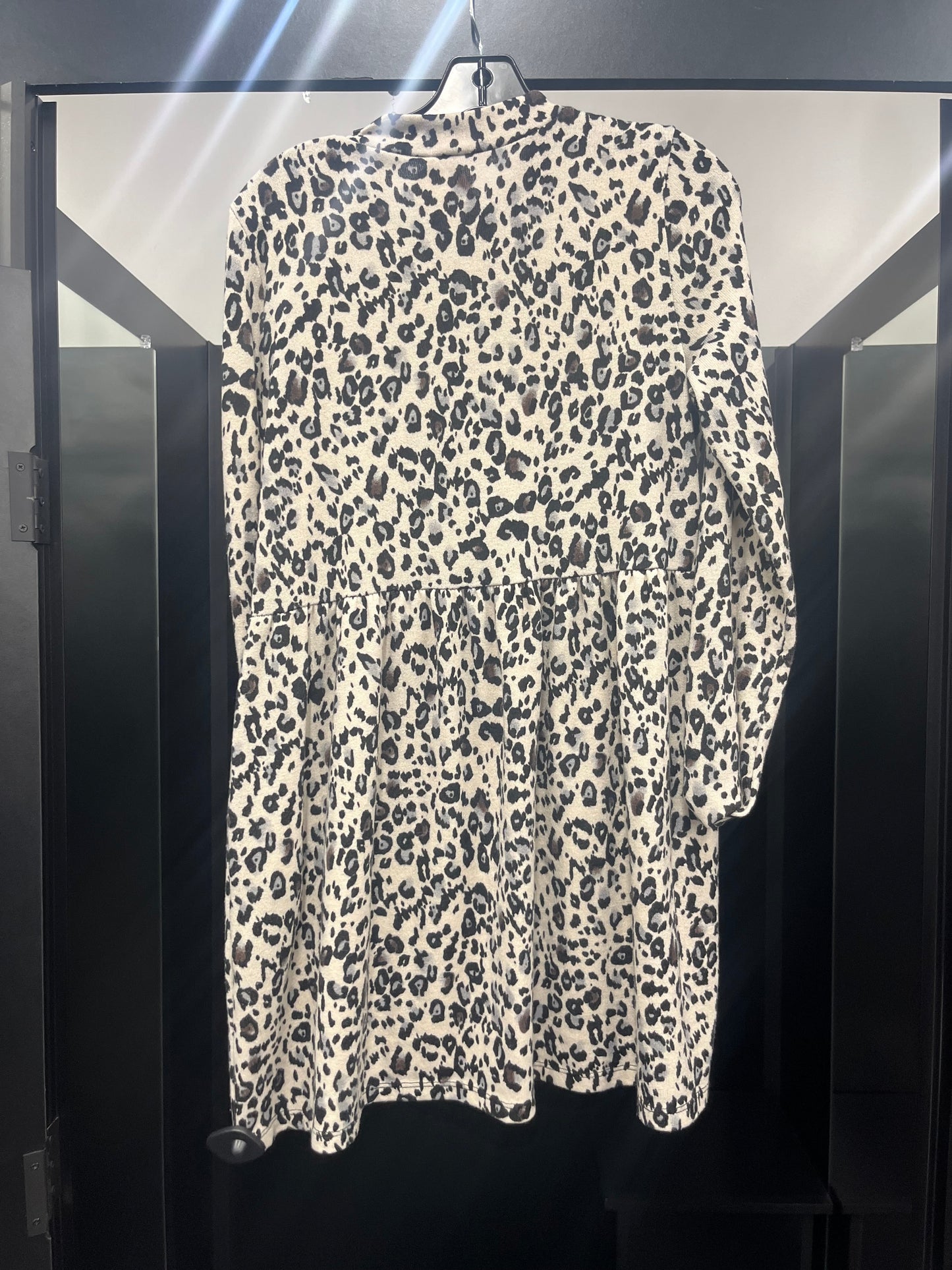 Animal Print Dress Casual Midi Mts, Size L