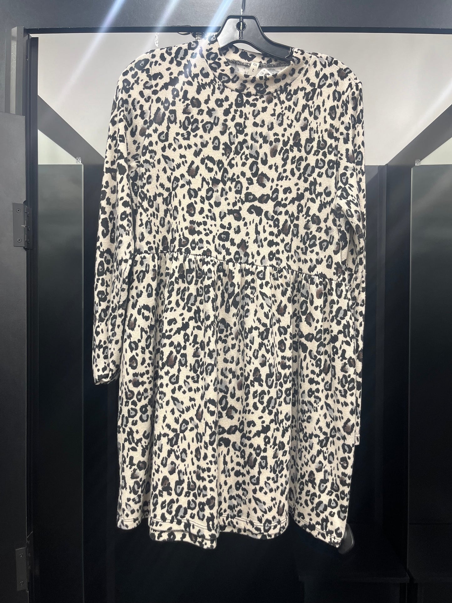 Animal Print Dress Casual Midi Mts, Size L