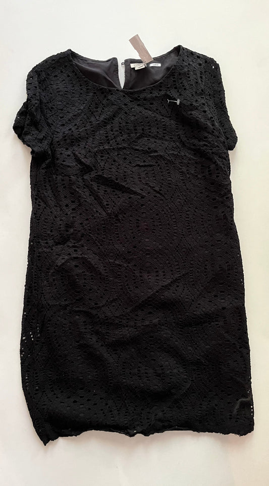 Black Dress Casual Midi J Crew O, Size S