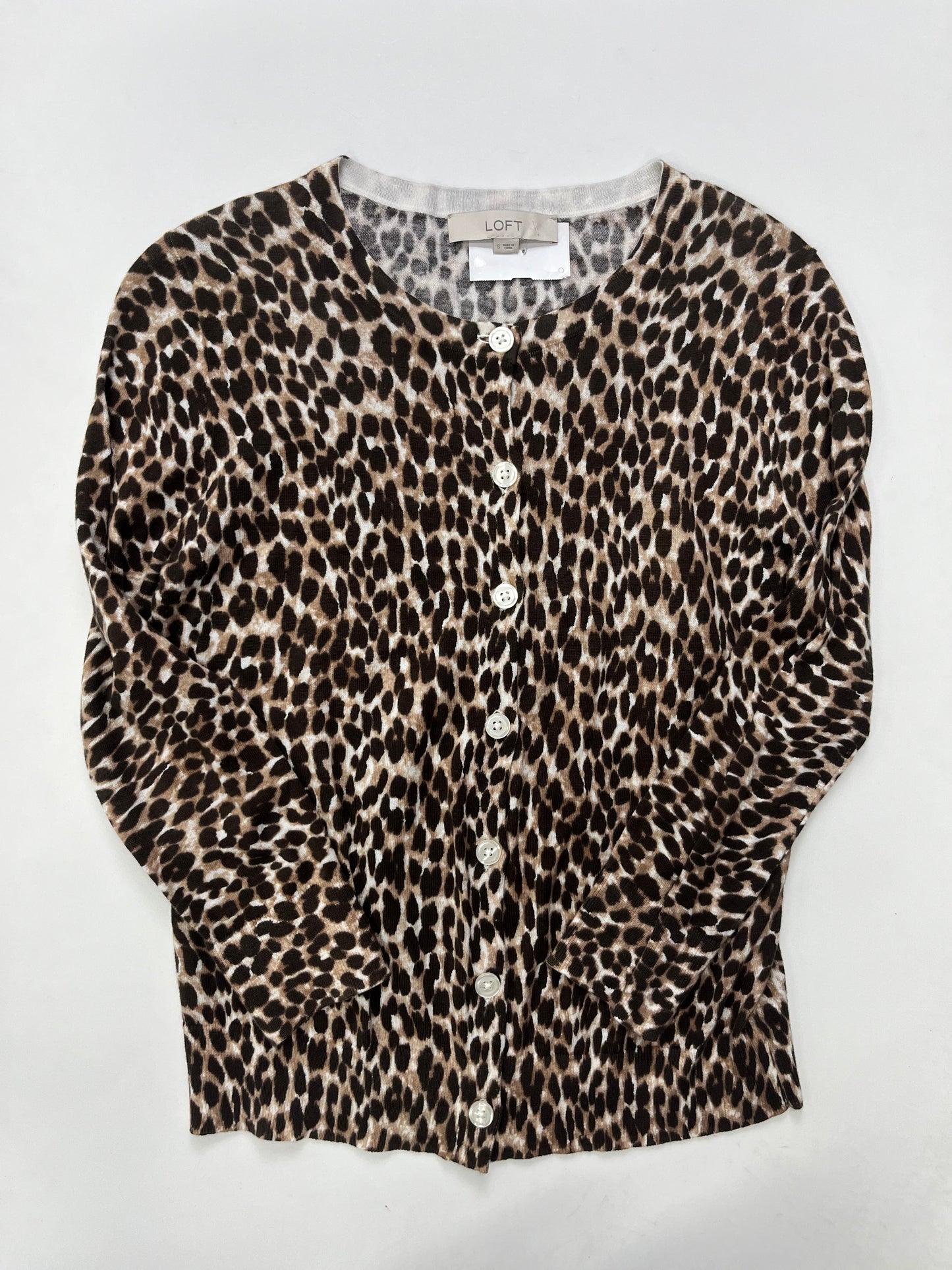 Animal Print Sweater Loft, Size S