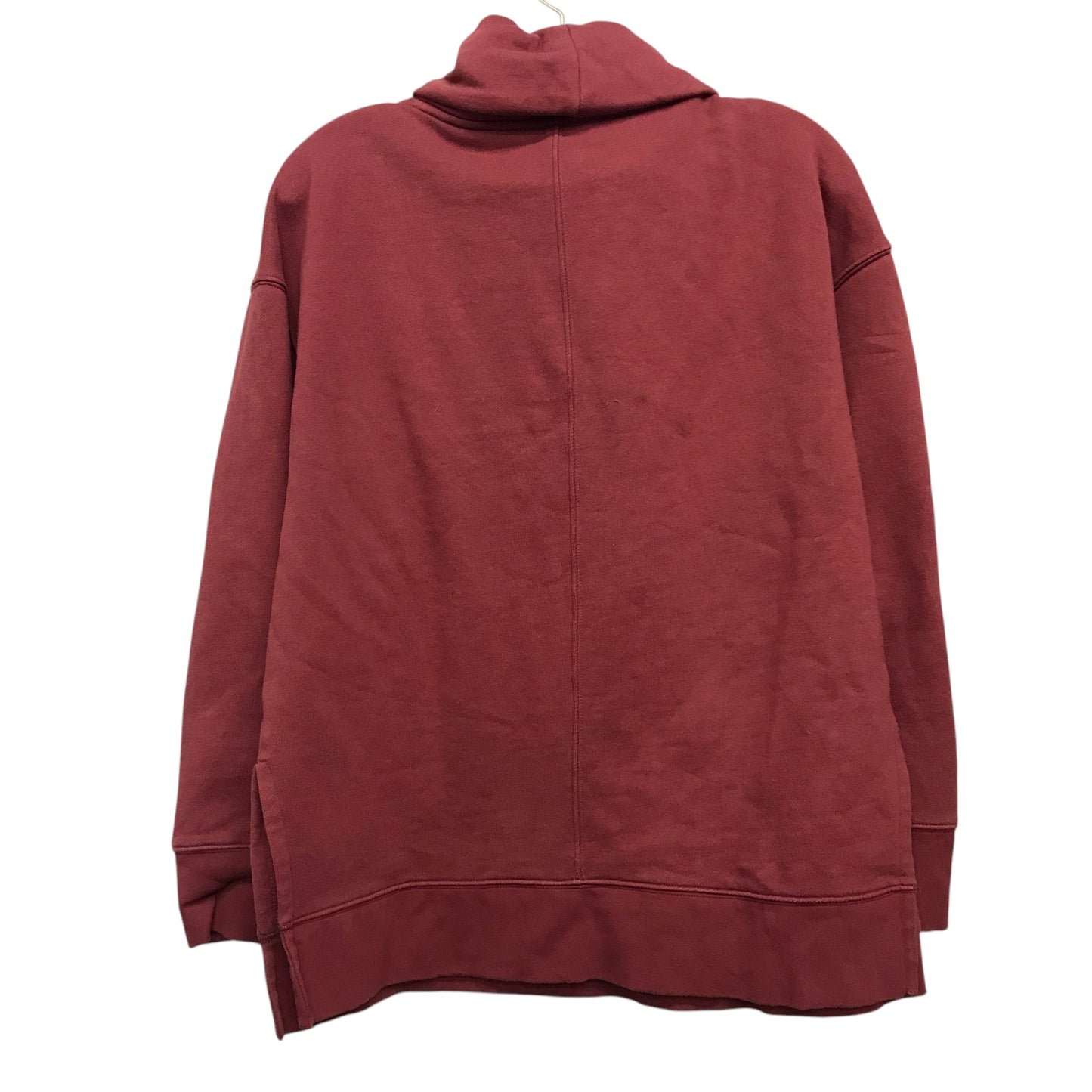 Sweatshirt Collar By Athleta In Red, Size:S