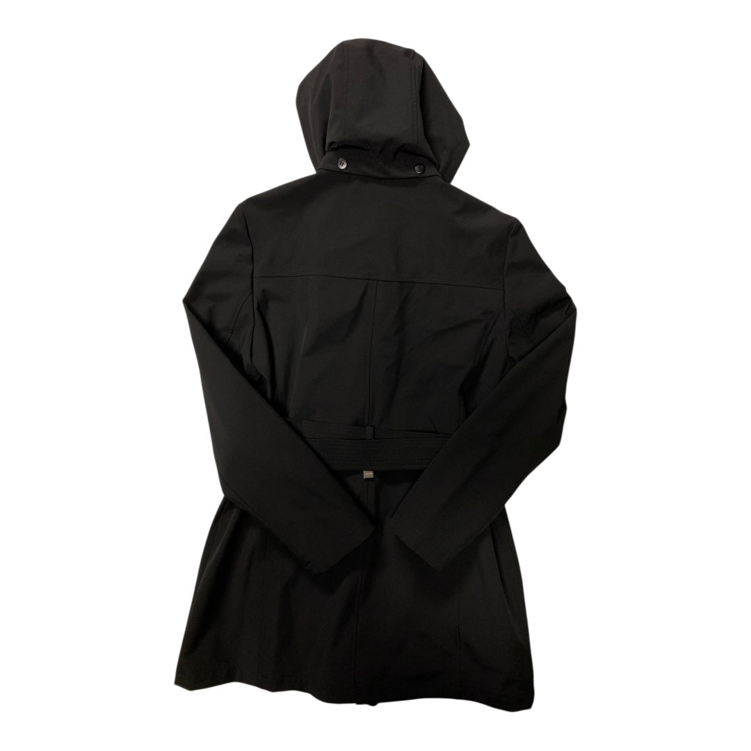 Coat Trench Coat By Calvin Klein In Black, Size:M