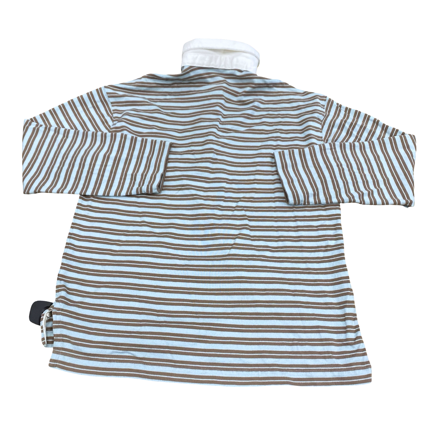 Top Ls By Faherty In Blue & Brown, Size:Xs