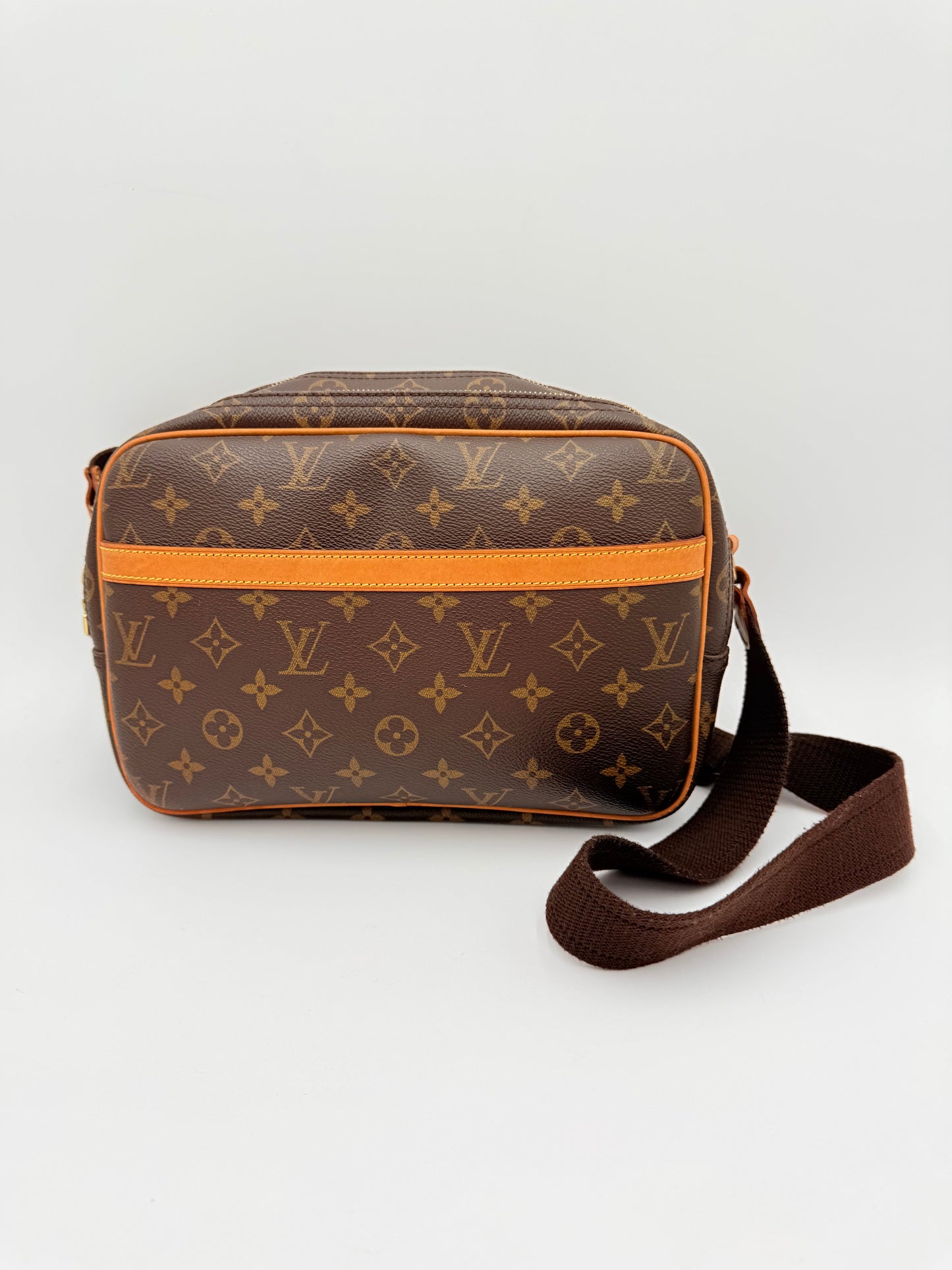 Crossbody Luxury Designer By Louis Vuitton In Brown & Tan, Size:Small