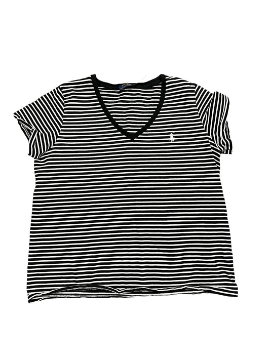 Top Ss By Polo Ralph Lauren In Striped Pattern, Size:L
