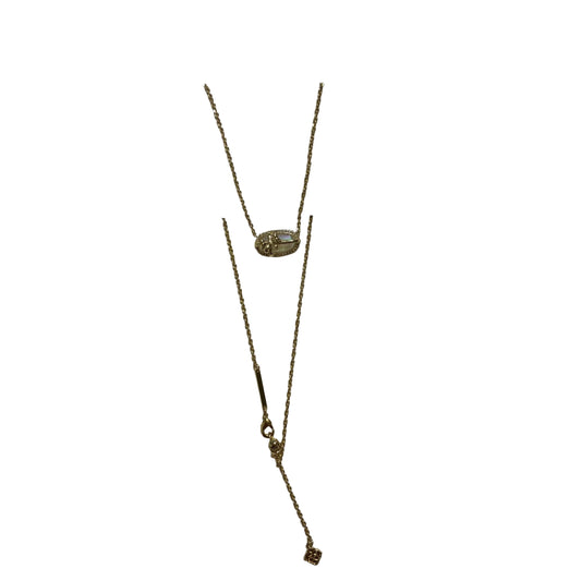 Necklace Pendant By Kendra Scott In Gold